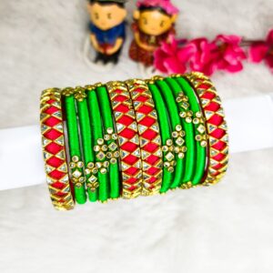 Bride Silk Bangle Set