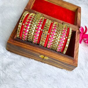 Bridal Silk Bangle Set