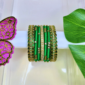 Lavanya Silk Bangle Set