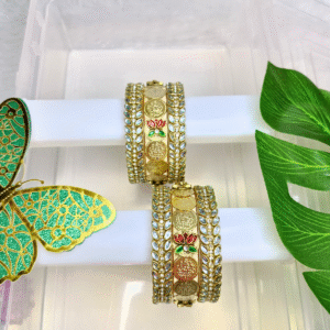 Laxmi Golden Silk Bangle