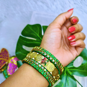 Lyra Lotus Silk Bangle